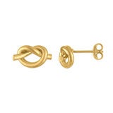 Aretes, Nudo de Amor, Oro Amarillo 14K Aretes, Nudo de Amor, Oro Amarillo 14K