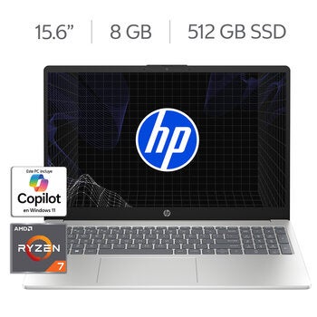 HP 15-fc0287la Laptop 15.6" FHD AMD Ryzen 7 7730U 8GB 512GB SSD