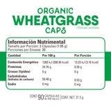 Organic Side Wheatgrass 90 Cápsulas