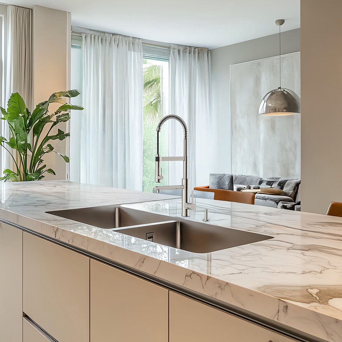 Moorefield, Monomando de Cocina, Modelo Vivant Color Cromo