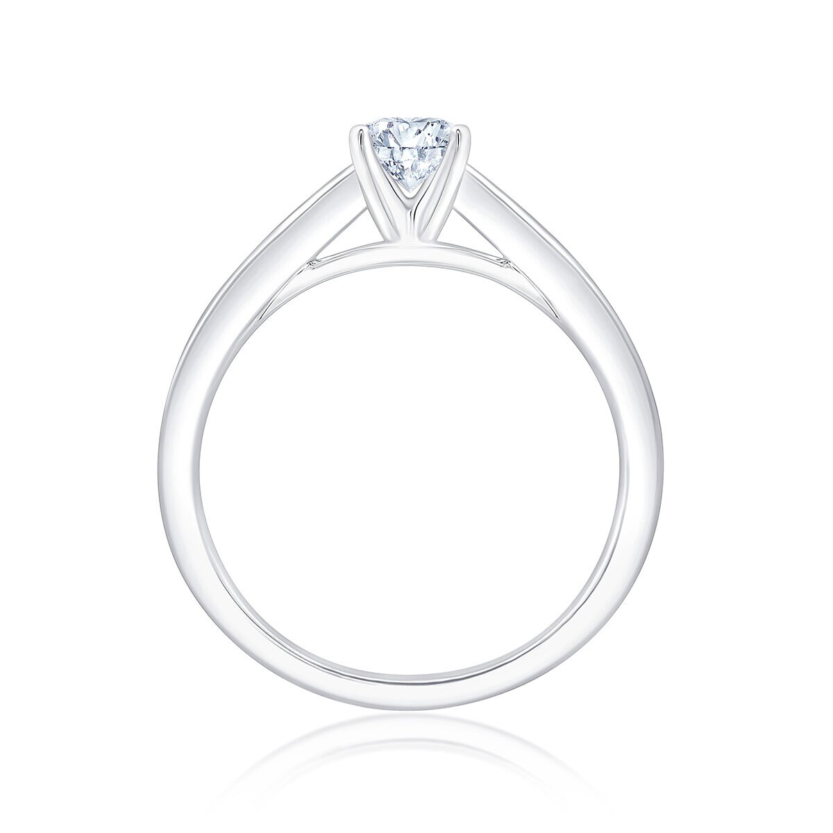 Anillo de Compromiso, .75ctw Diamantes, Oro Blanco 14K Anillo de Compromiso, .75ctw Diamantes, Oro Blanco 14K