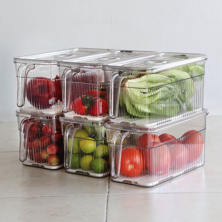 AG Box, Organizador para Refrigerador, 6 Piezas