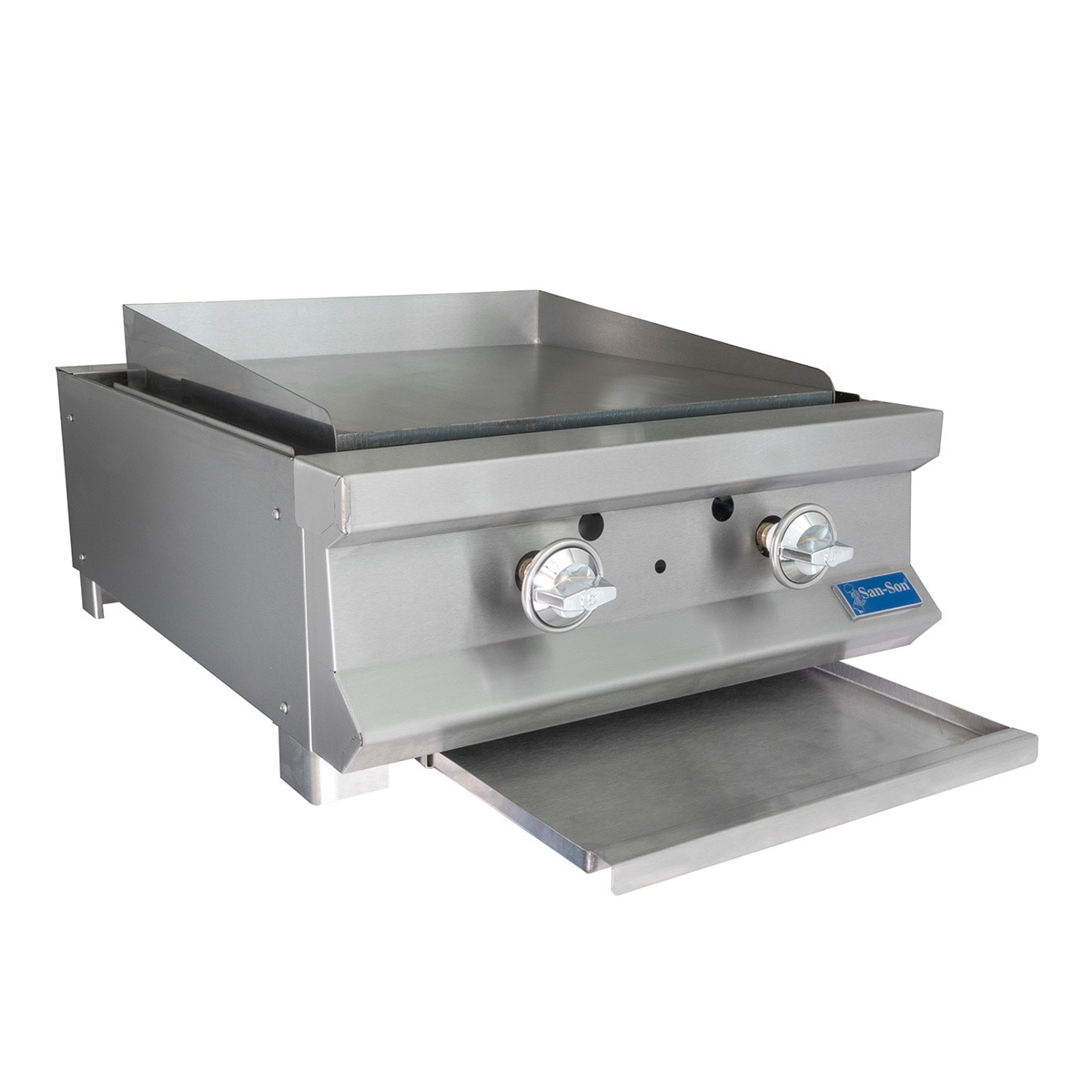 Plancha profesional San Son de 24", acero inoxidable
