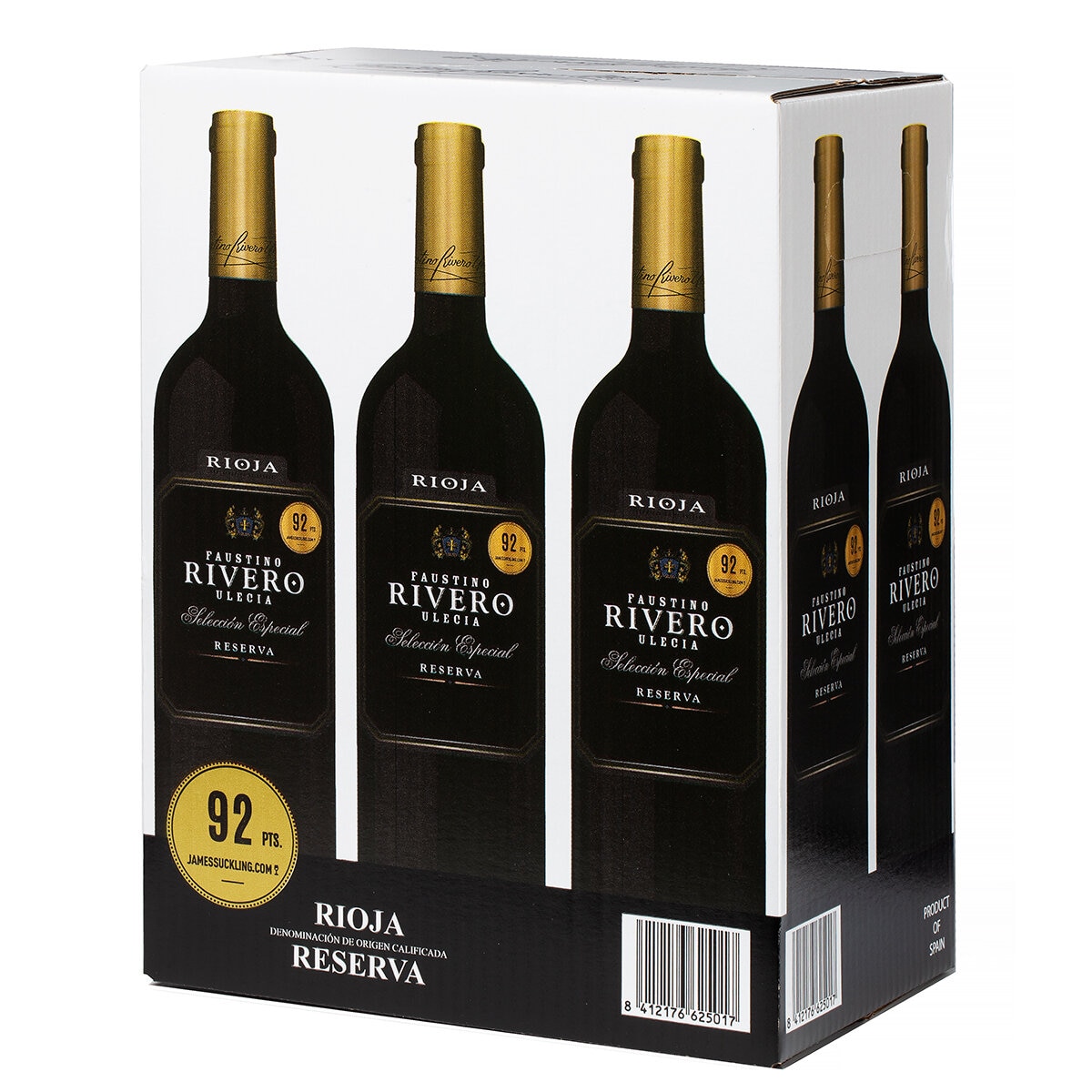 Vino Tinto Faustino Rivero Ulecia Reserva 6/750 ml