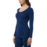 32 Degrees Heat Camiseta térmica para dama Azul Grande