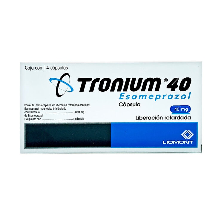 Tronium 40 mg 14 cápsulas