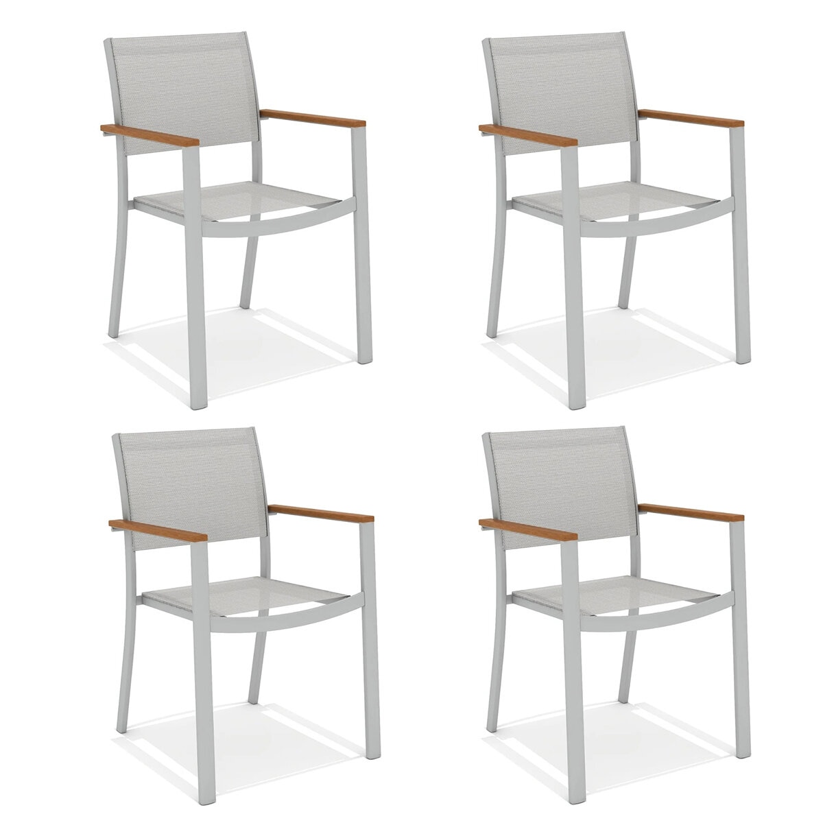 Midtown Concept, Tagula Set de 4 Sillas para Exterior