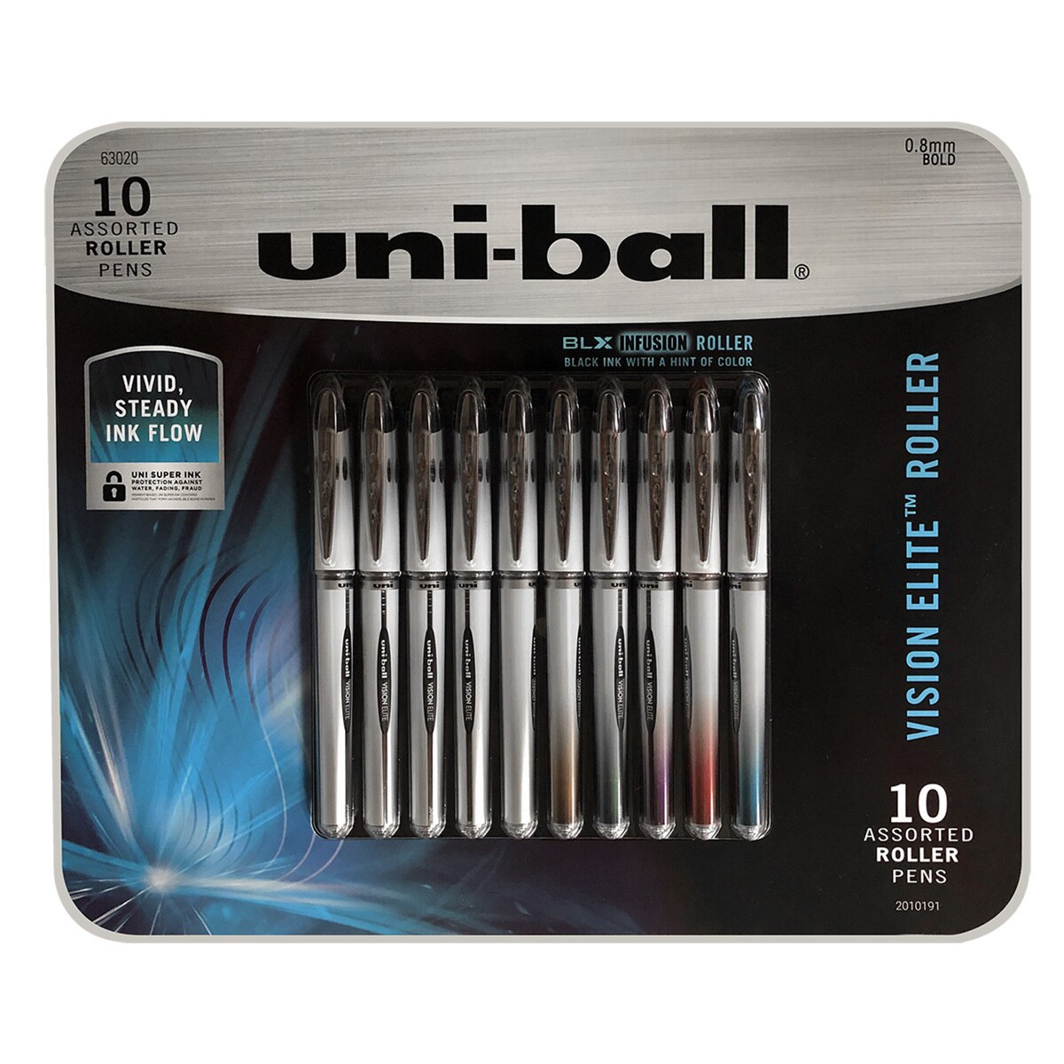 Uniball Vision bolígrafo 10 piezas Costco México