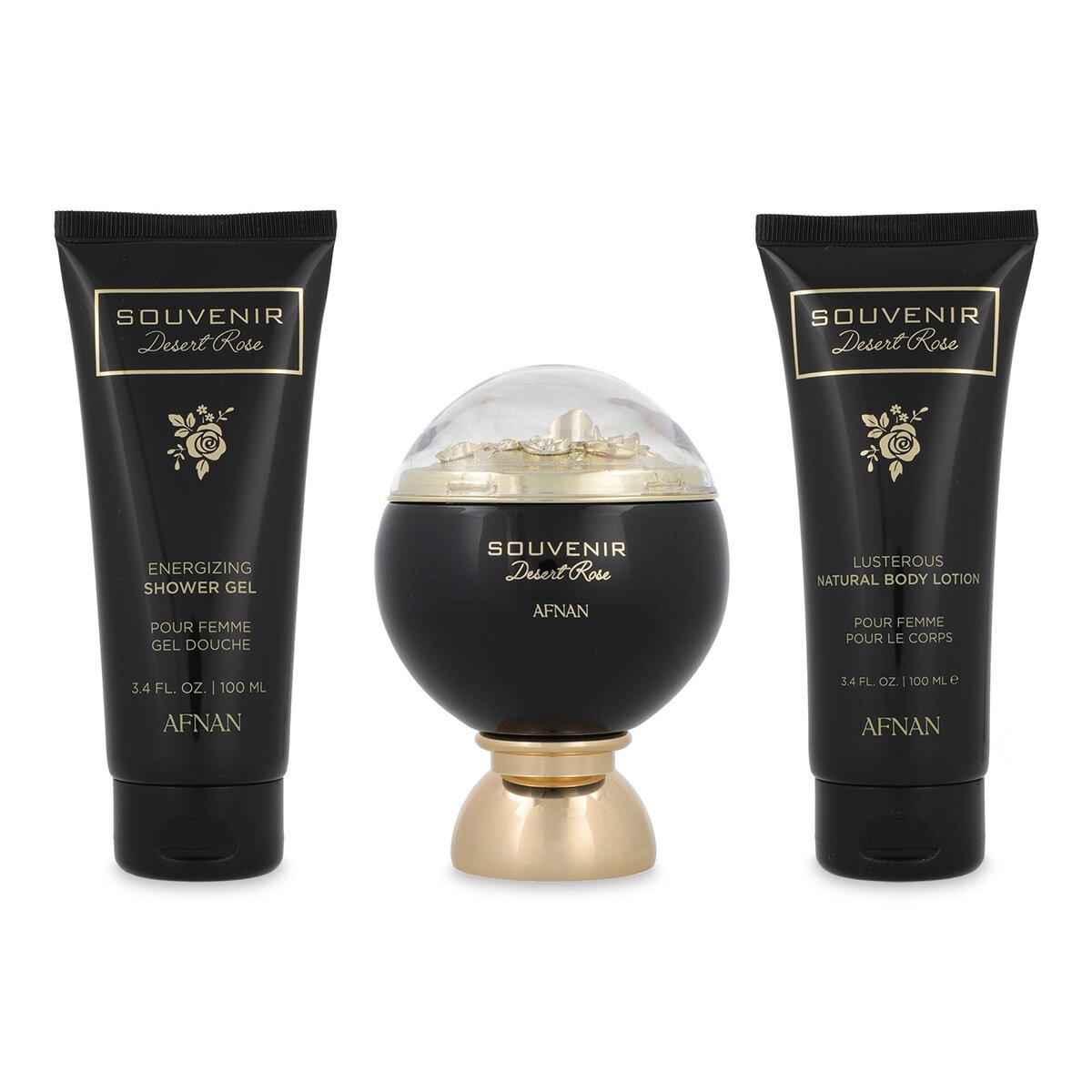 Afnan Souvenir Desert Rose Set 3 pzas