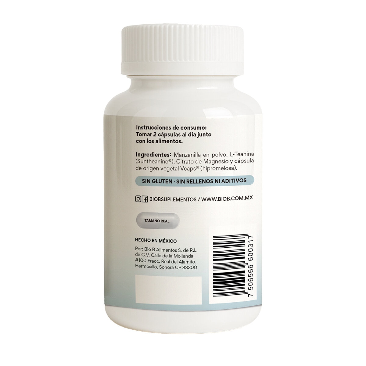 Bio B DeTense l- Teanina y Magnesio 90 Cápsulas