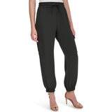 Marc NY Pantalones de Satín para Dama negro extra chica