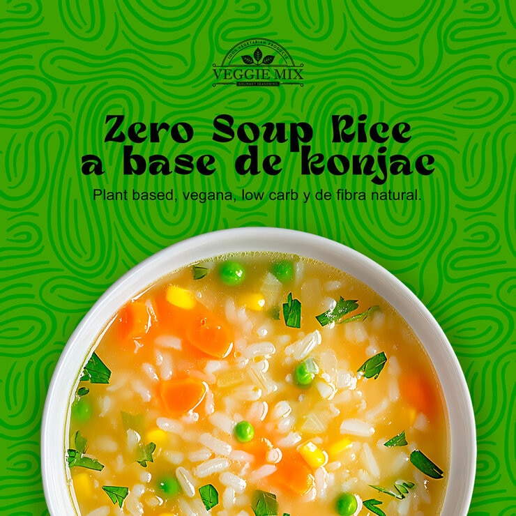 Veggie Zero Sopa Instantánea de Arroz 6/85 g