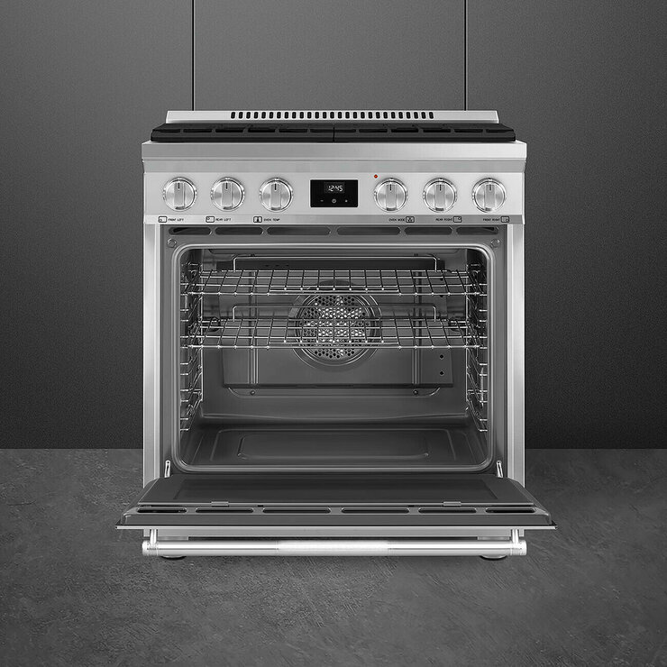 Smeg Estufa de piso de gas con 4 quemadores 30” Smeg Estufa de piso de gas con 4 quemadores 30”