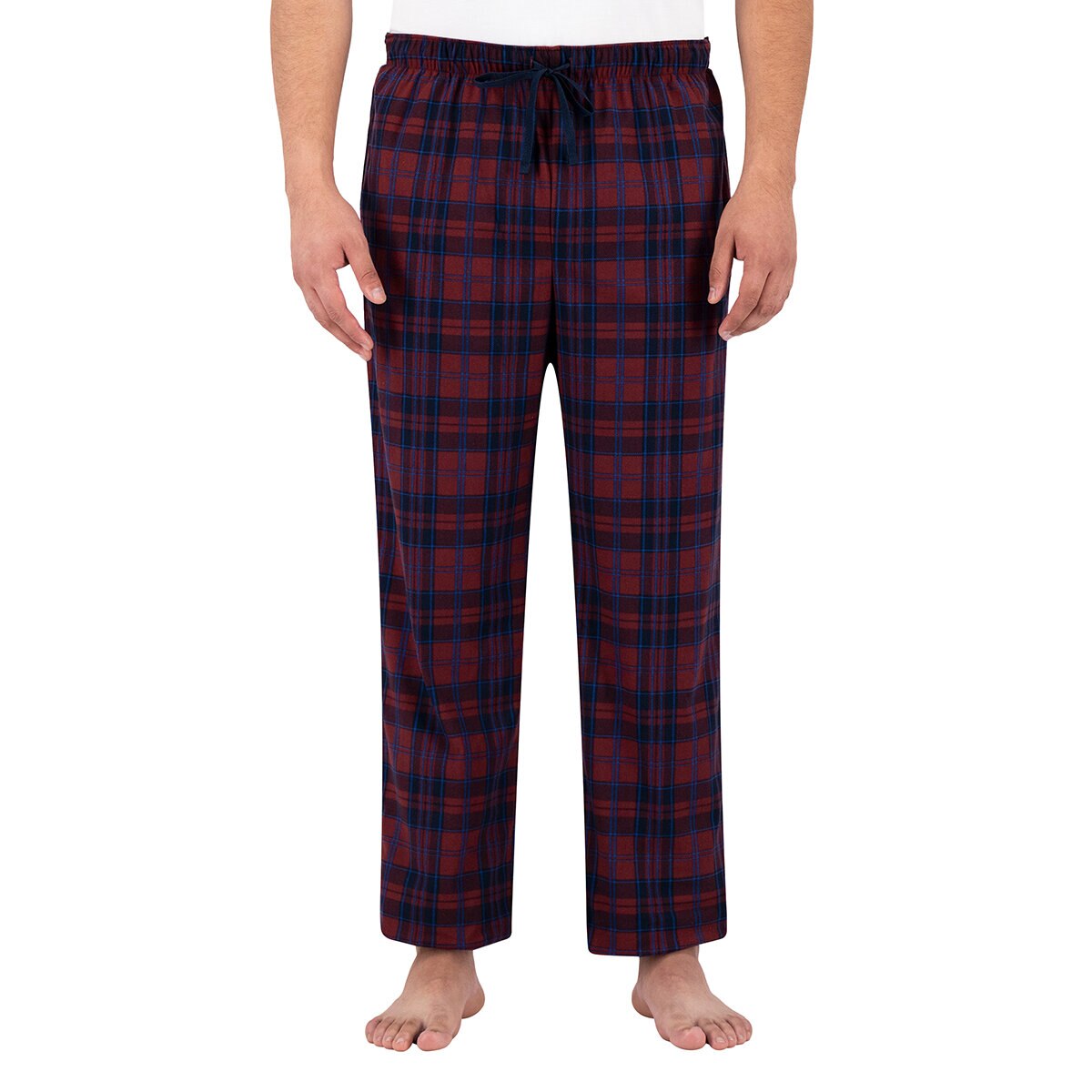 Nautica Pantalones de Pijama 2 Piezas para Caballero Rojo Extra Grande