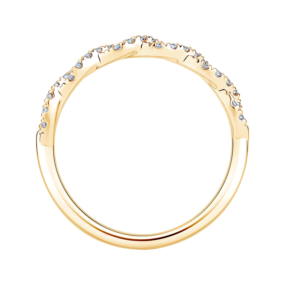 Anillo de Diamantes 0.20ctw, Oro Amarillo 14K