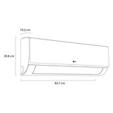 LG Aire Acondicionado ArtCool Inverter, VR122CW, Solo Enfriamiento, 220V, 1 Tonelada, 12,000 BTU/h, WiFi