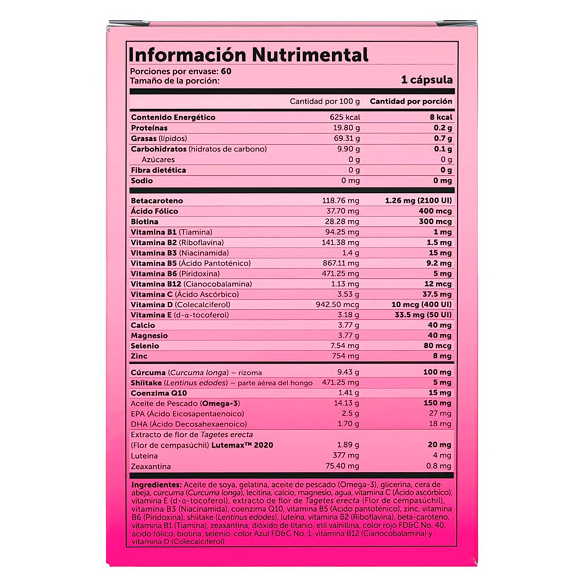 Evervital Women Vitaminas y Minerales  60 Cápsulas