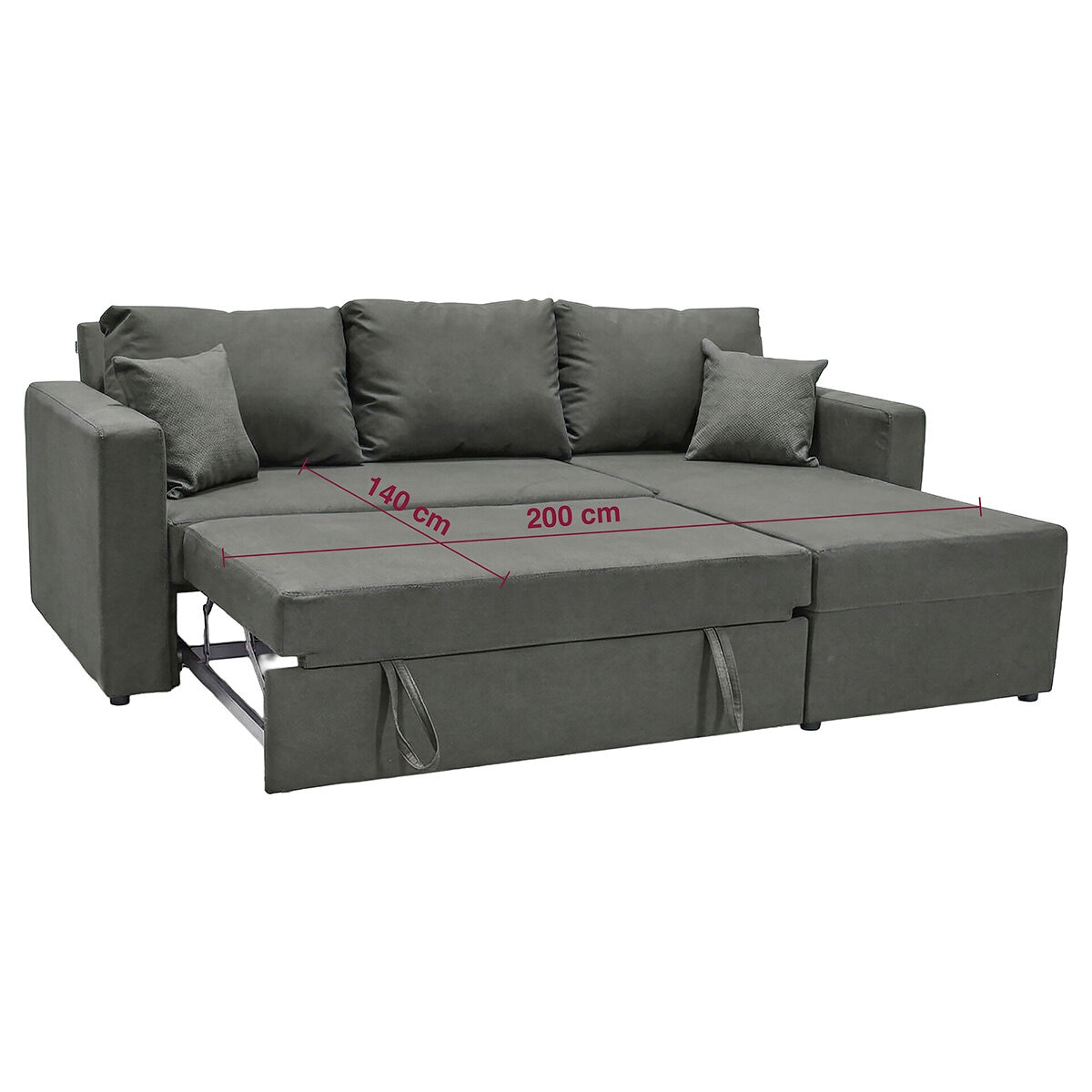 Muebles Liz, Barlow, Sofá Cama Seccional