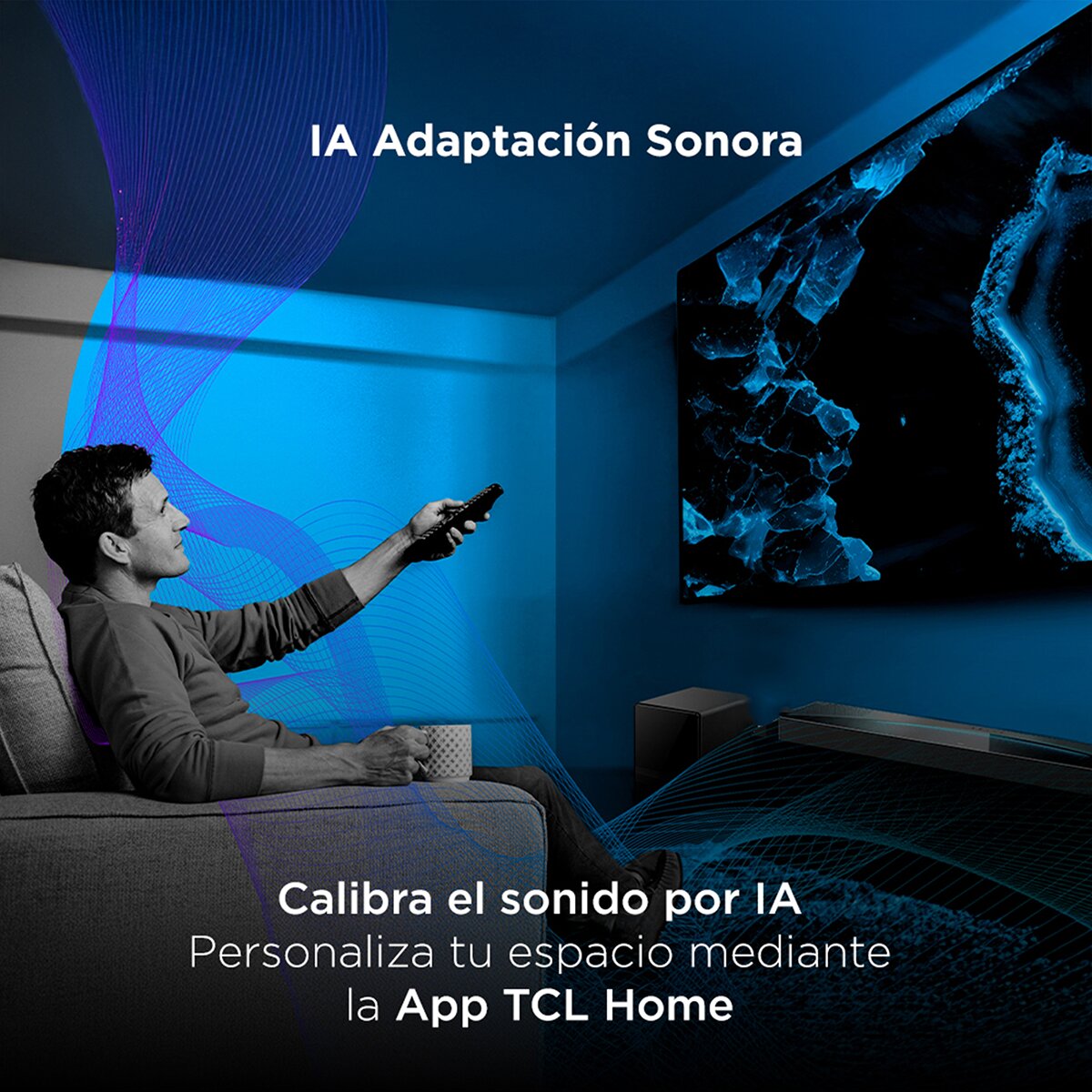 TCL Q75H Barra de Sonido 5.1.2 Canales