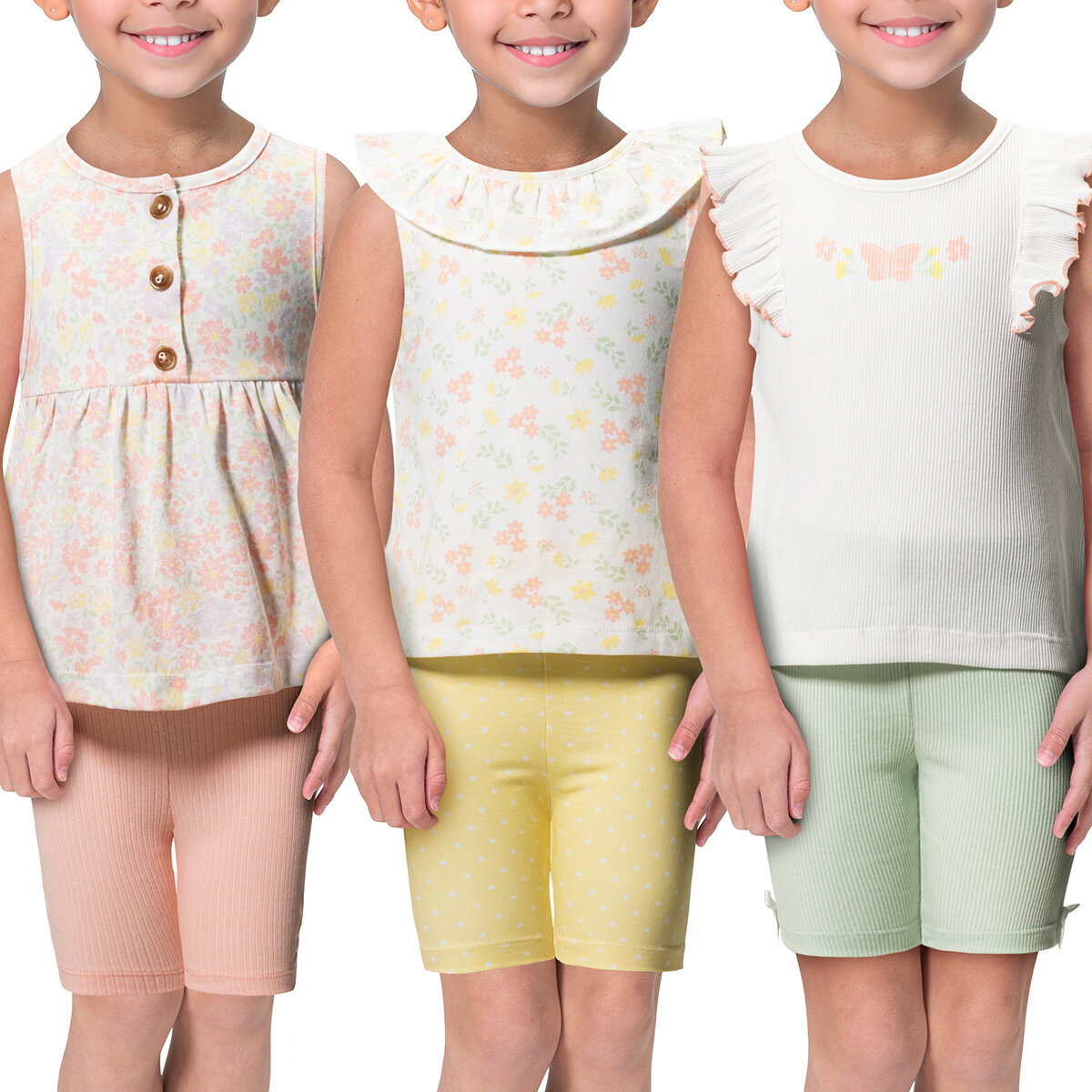 Nicole Miller Conjunto de 6 Piezas para Niños y Niñas Varias Tallas y Colores