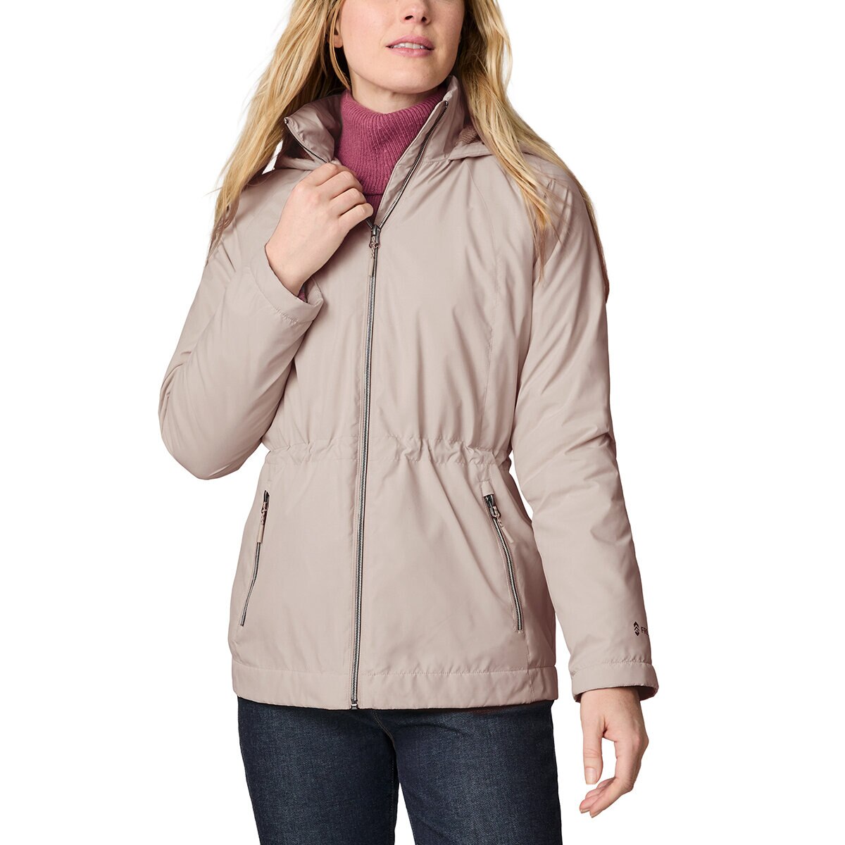 Free Country Chamarra para Dama Beige Mediana