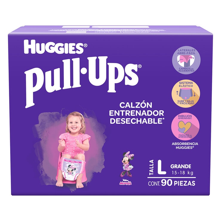 Pull-Ups Calzoncitos Entrenadores Etapa 5 90 pzas