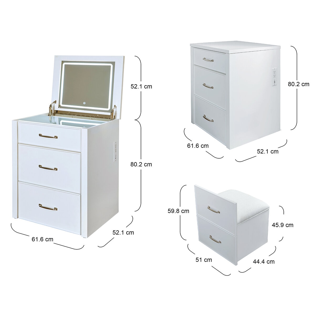 Universal Broadmoore, Tocador con Mesa Abatible