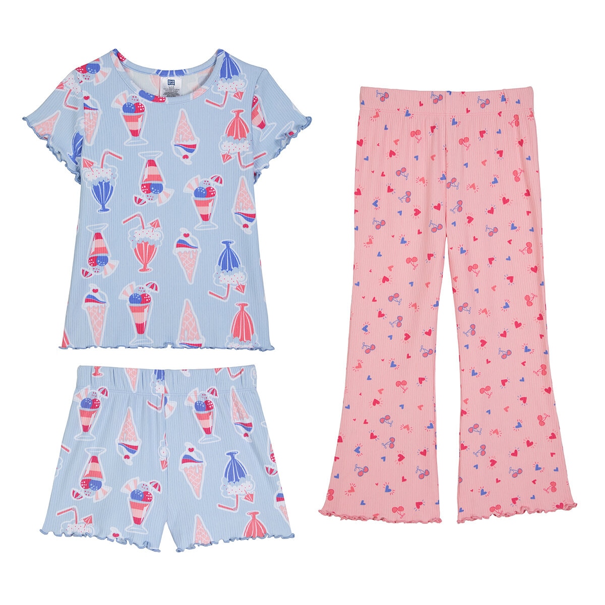 Saint Eve Pijama 3 piezas para Niños y Niñas Azul 5 / 6 Años