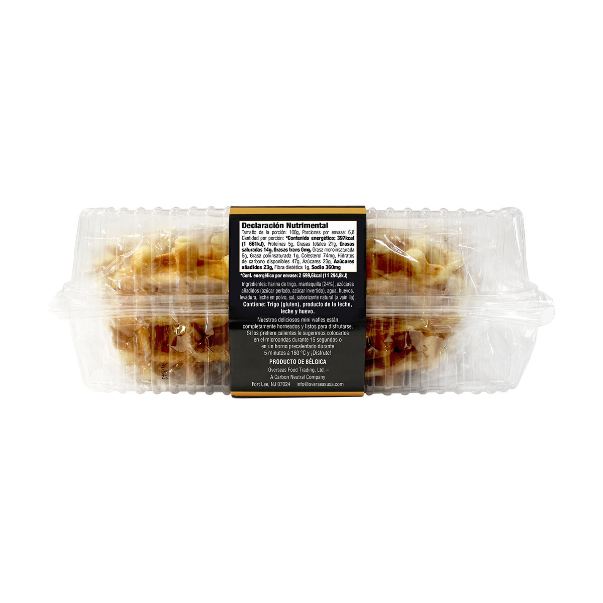 Le Chic Patissier Wafles Belgas 12 pzs de 56.6 gr