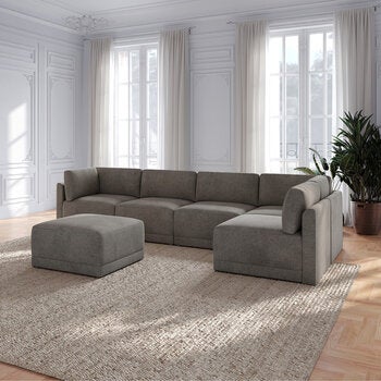 Thomasville, Fallon, Seccional Modular de Tela de 6 piezas con Otomano Thomasville, Fallon, Seccional Modular de Tela de 6 piezas con Otomano