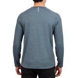 Karbon Camiseta Deportiva para Caballero azul extra grande