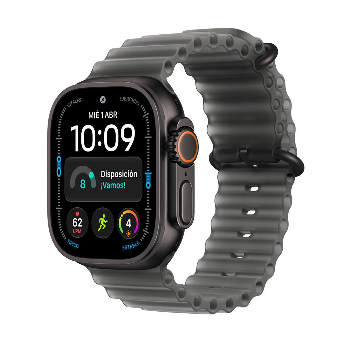 Apple Watch Ultra 4 (GPS + Celular) 49mm Titanio Negro + Correa Ocean Negro Translúcido - Unitalla Apple Watch Ultra 4 (GPS + Celular) 49mm Titanio Negro + Correa Ocean Negro Translúcido - Unitalla