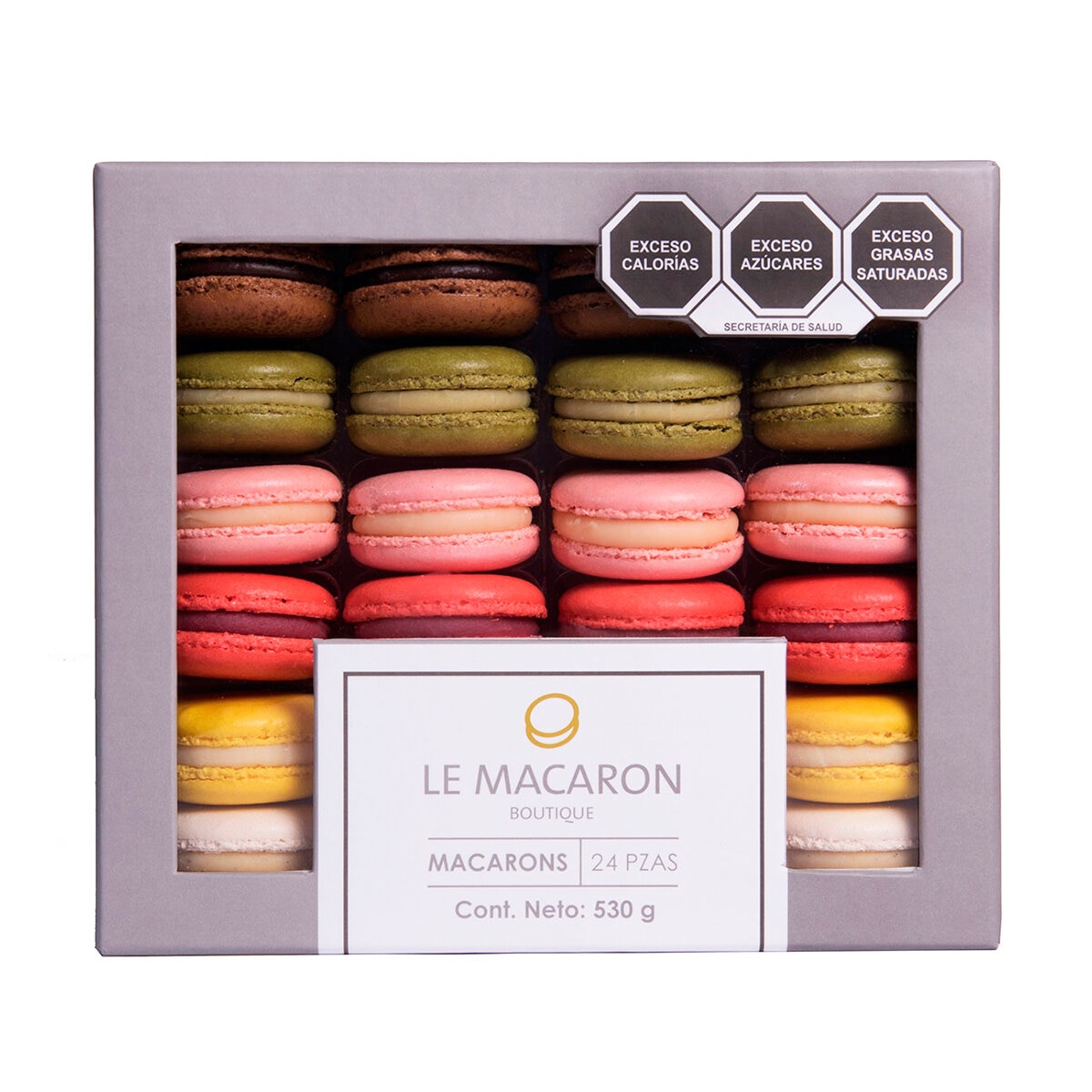 Le Macaron Boutique Macarons Surtidos 24 piezas Costco