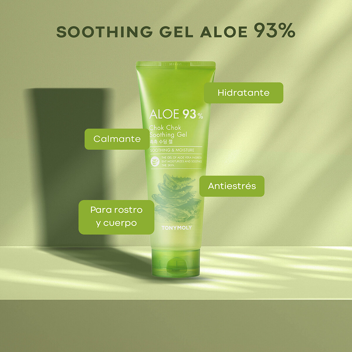 Tony Moly Aloe Pack Chok Chok 3 pzas