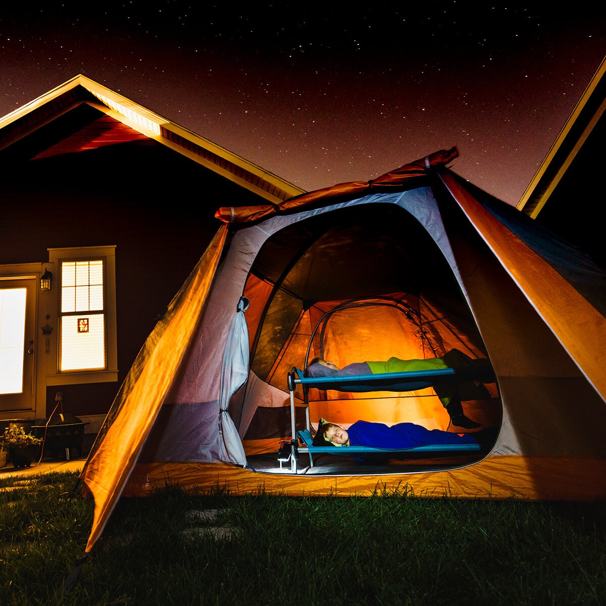 Discobed Catre y Litera para Acampar para Niños