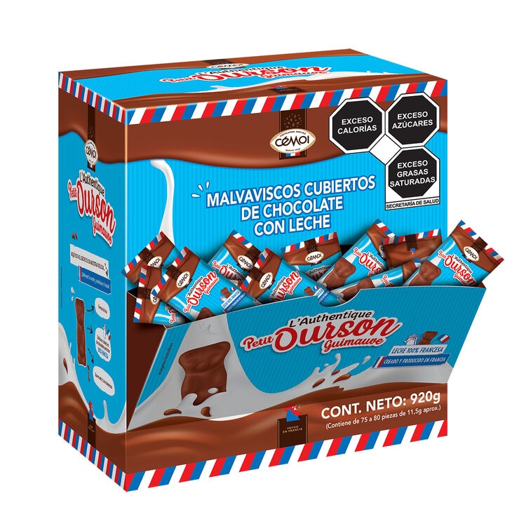 Cemoi Malvaviscos Cubiertos de Chocolate con Leche 920 g