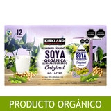 Kirkland Signature Bebida de Soya Orgánica 12 piezas de 946 ml