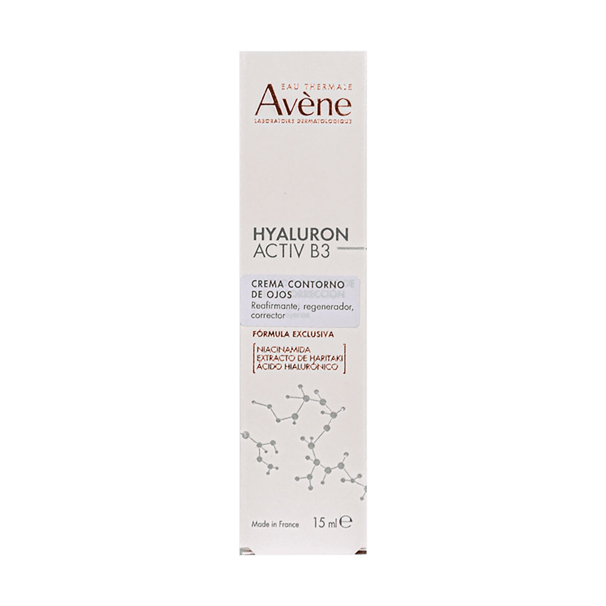 Avène Crema Contorno de Ojos Reafirmante, Regenerador, Corrector Día y Noche HYALURON ACTIV B3 15 ml