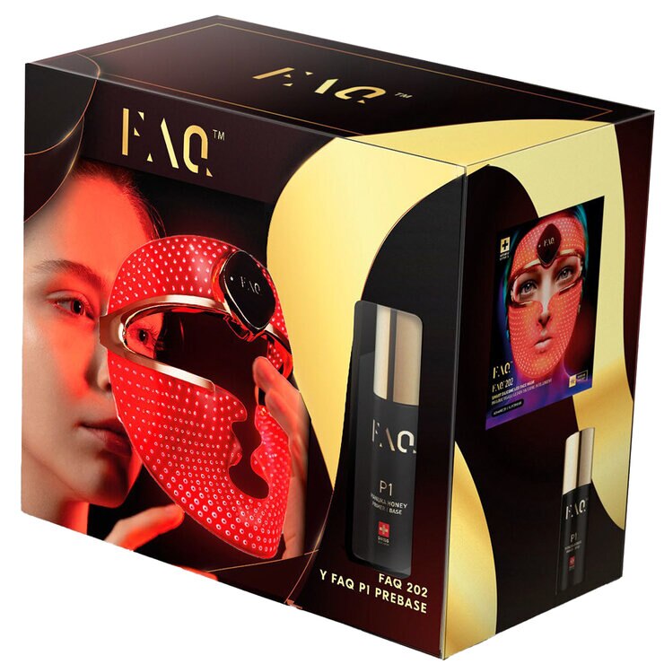 Foreo, FAQ 202 Máscara Facial LED + Primer Manuka Honey P1 30 ml