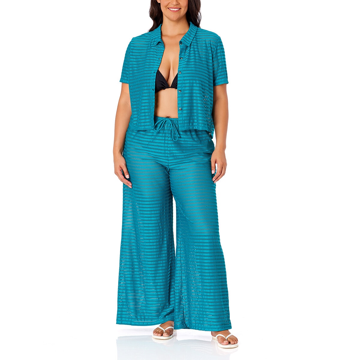 Hurley Conjunto de Playa para Dama Verde Extra Grande