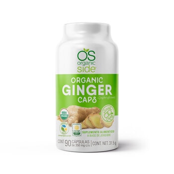 Organic Side Ginger 90 Cápsulas