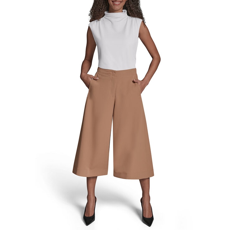 DKNY Pantalones para Dama Café 6 DKNY Pantalones para Dama Café 6