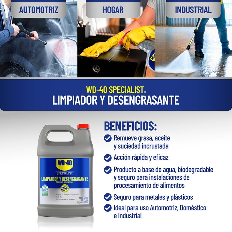 WD-40 Limpiador y Desengrasante