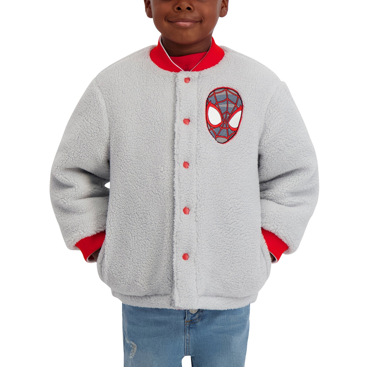 Chamarra reversible para Niños y Niñas Spiderman 7 Años