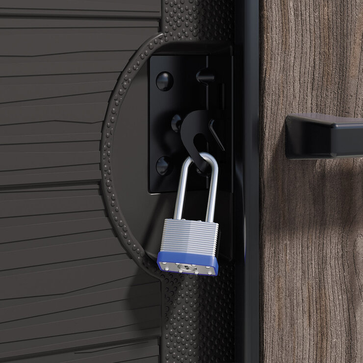 Suncast, Modernist Cobertizo de Almacenamiento de 3m x 2.1m con Puerta Corrediza