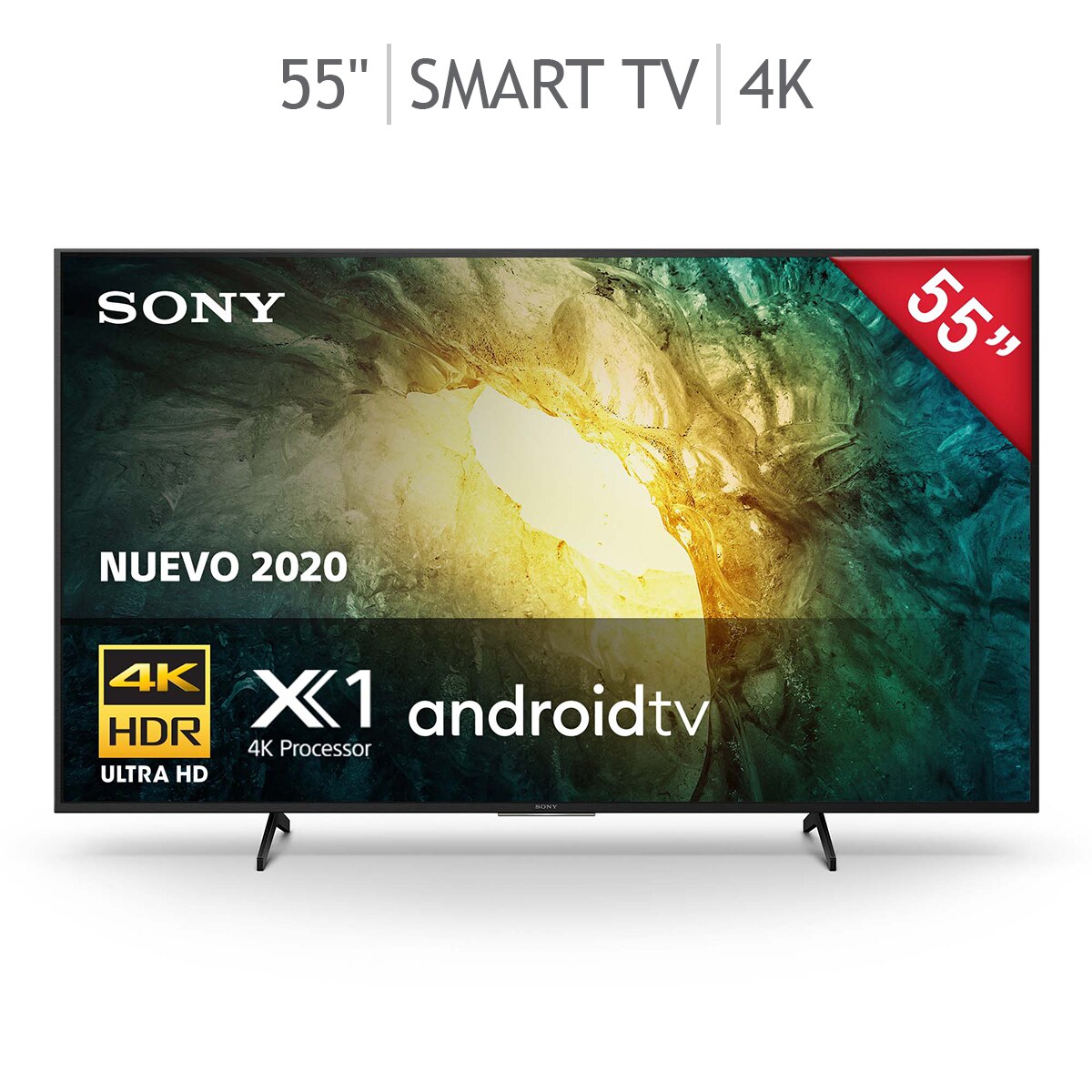 Sony Pantalla 55" UHD Smart TV Android TV Costco México