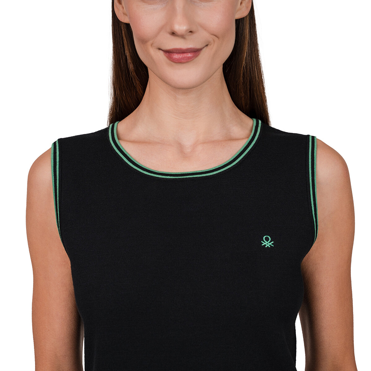 United Colors of Benetton Blusa para Dama Negro Chica