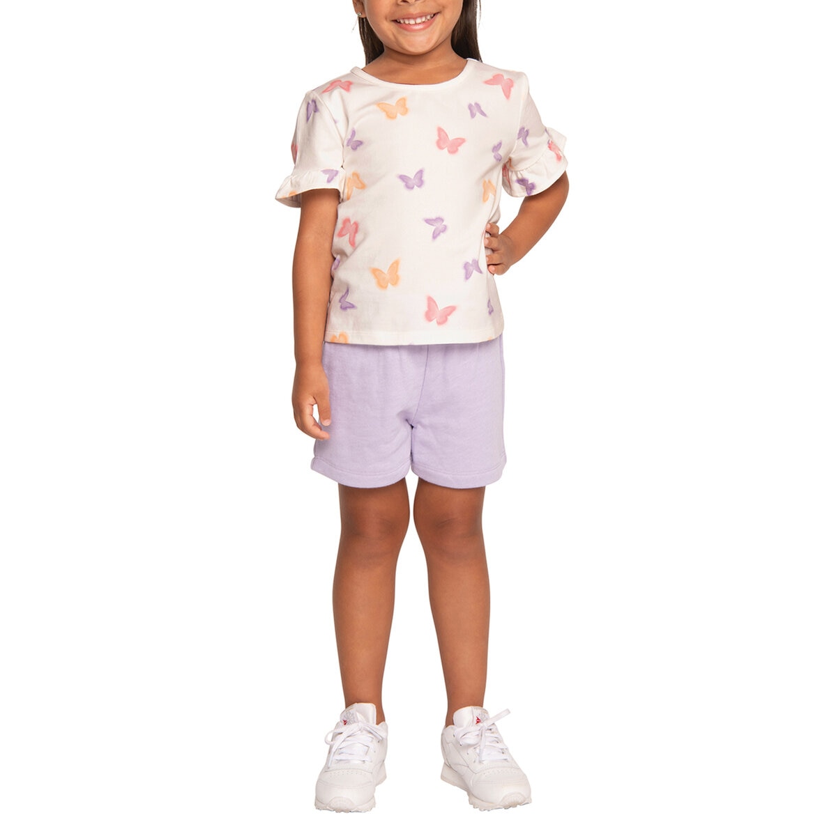 Pekkle Playera 4 piezas para Niños y Niñas Mariposa 3 Años