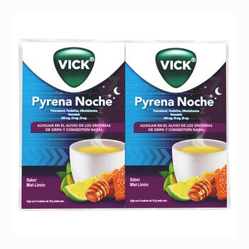 Vick Pyrena Noche 2 Cajas con 5 Sobres c/u