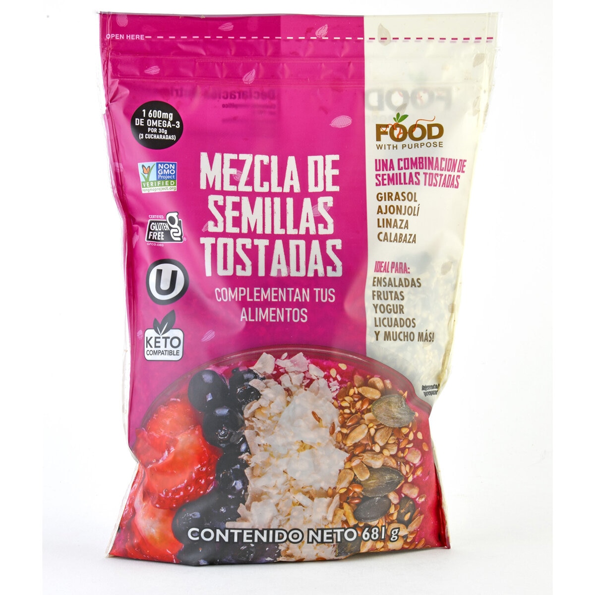 Mezcla De Semillas Tostadas 681g